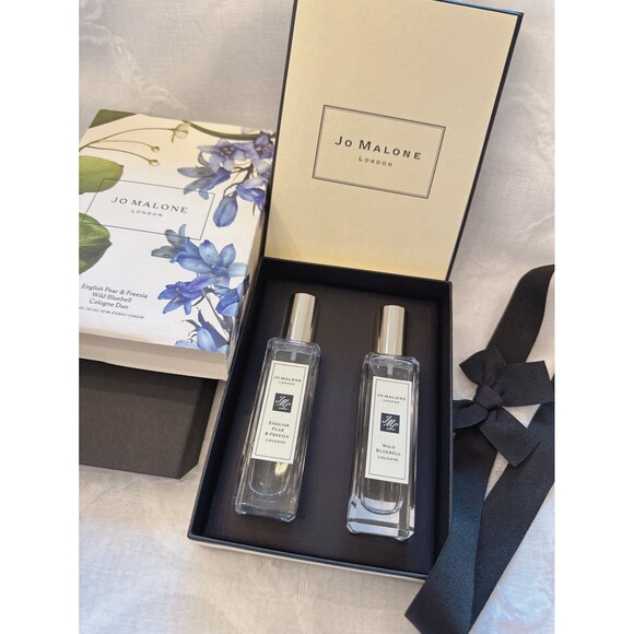 NIB Jo Malone English Pear & Freesia Wild Bluebell Cologne Duo 30ml Each - Picture 2 of 4
